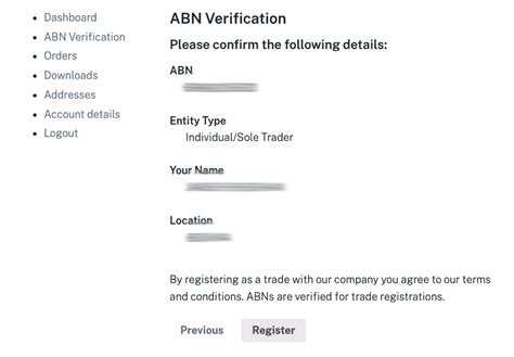 WordPress Woocommerce ABN Verification Tool .